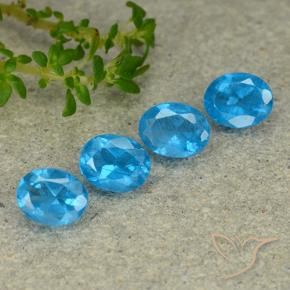 1.33 ct natürliche Mittelblau Apatit-Edelsteine, Oval, VS