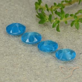 1.33 ct natürliche Mittelblau Apatit-Edelsteine, Oval, VS