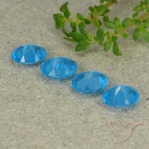 1.28 ct natürliche Mittelblau Apatit-Edelsteine, Oval, VS