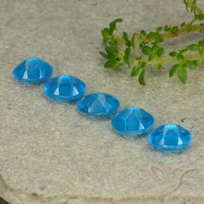 1.87 ct natürliche Blau Apatit-Edelsteine, Oval, VS