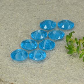 2.68 ct natürliche Blau Apatit-Edelsteine, Oval Schliff, VS