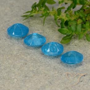 1.50 ct natürliche Blau Apatit-Edelsteine, Oval, VS