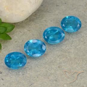 1.48 ct natürliche Mittelblau Apatit-Edelsteine, Oval, VS