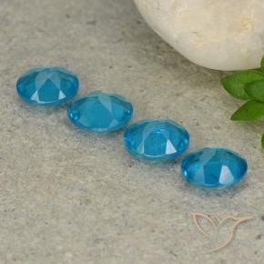 1.48 ct natürliche Mittelblau Apatit-Edelsteine, Oval, VS
