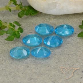 1.84 ct natürliche Blau Apatit-Edelsteine, Oval, VS