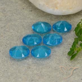 2.06 ct natürliche Mittelblau Apatit-Edelsteine, Oval, VS