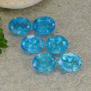 2.23 ct natürliche Blau Apatit-Edelsteine, Oval, VS