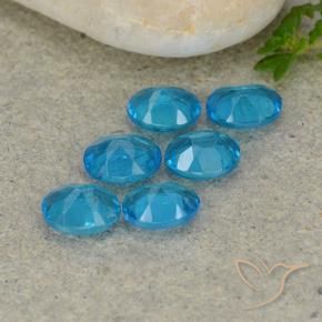 2.03 ct natürliche Mittelblau Apatit-Edelsteine, Oval, VS