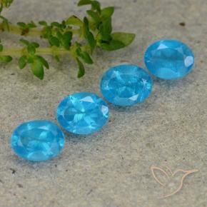 1.60 ct natürliche Mittelblau Apatit-Edelsteine, Oval, VS