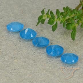 2.01 ct natürliche Intensives Azurblau Apatit-Edelsteine, Oval, VS
