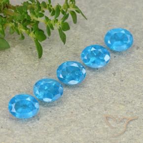 1.94 ct natürliche Mittelblau Apatit-Edelsteine, Oval, VS