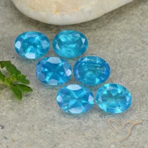 2.15 ct natürliche Elektrisches Blau Apatit-Edelsteine, Oval, VS