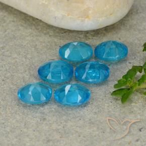 2.15 ct natürliche Elektrisches Blau Apatit-Edelsteine, Oval, VS
