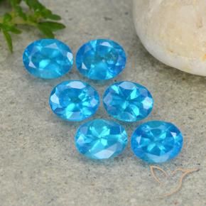 2.24 ct natürliche Blau Apatit-Edelsteine, Oval, VS
