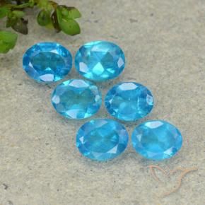 2.20 ct natürliche Mittelblau Apatit-Edelsteine, Oval, VS