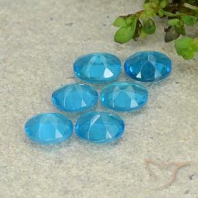 2.20 ct natürliche Mittelblau Apatit-Edelsteine, Oval, VS