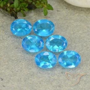 1.90 ct natürliche Blau Apatit-Edelsteine, Oval, VS