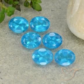 2.20 ct natürliche Blau Apatit-Edelsteine, Oval, VS