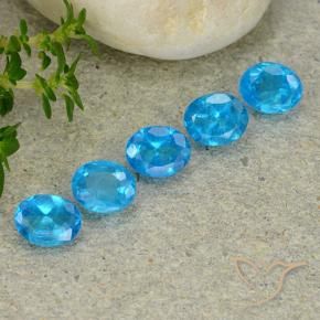 1.78 ct natürliche Mittelblau Apatit-Edelsteine, Oval, VS