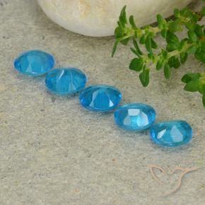 1.78 ct natürliche Mittelblau Apatit-Edelsteine, Oval, VS