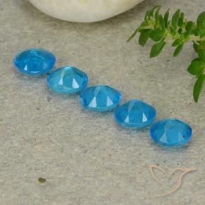 2.01 ct natürliche Intensives Blau Apatit-Edelsteine, Oval, VS