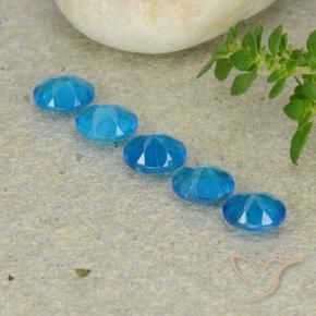 1.65 ct natürliche Azurblau Apatit-Edelsteine, Oval, VS