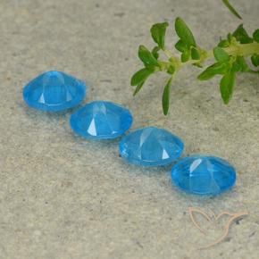 1.44 ct natürliche Blau Apatit-Edelsteine, Oval, VS