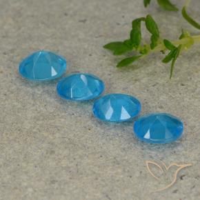 1.30 ct natürliche Blau Apatit-Edelsteine, Oval, VS