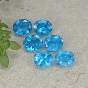 2.23 ct natürliche Blau Apatit-Edelsteine, Oval, VS