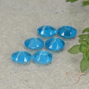 2.23 ct natürliche Blau Apatit-Edelsteine, Oval, VS