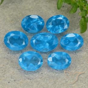 2.90 ct natürliche Blau Apatit-Edelsteine, Oval, VS