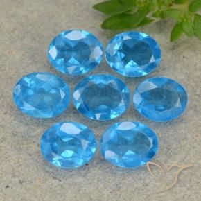 2.26 ct natürliche Mittelblau Apatit-Edelsteine, Oval, VS