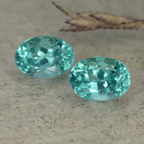 2.30 ct natürliche grün-blau Apatit-Edelsteine, Oval Schliff, VVS-VS