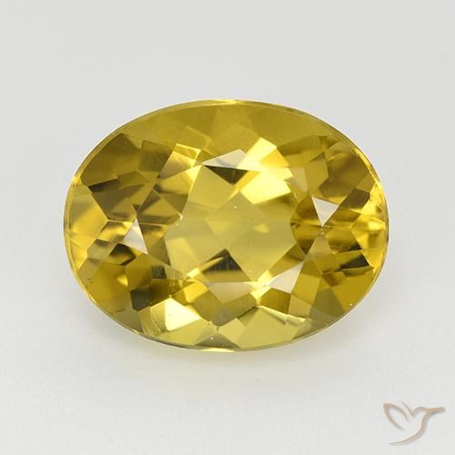 4.90ct Natürlicher Gelblich Gold Apatit, Oval, VVS-VS