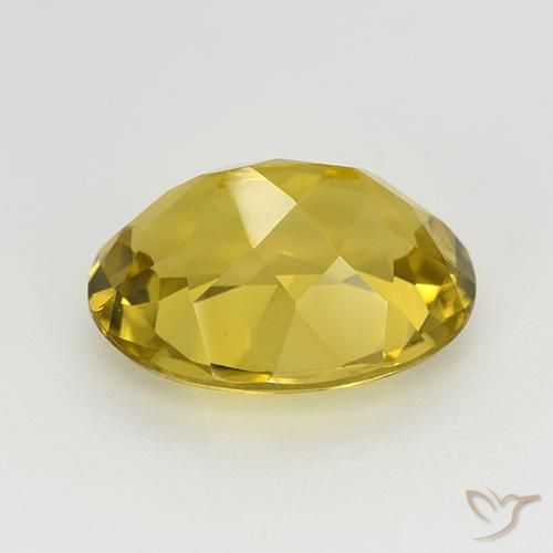9,17 ctw natürlicher Gelblich Gold Apatit, Oval, VVS-VS
