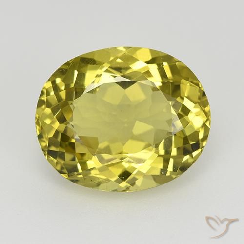 6.26ct Natürlicher Erdiges Gelb Apatit, Oval, VVS-VS