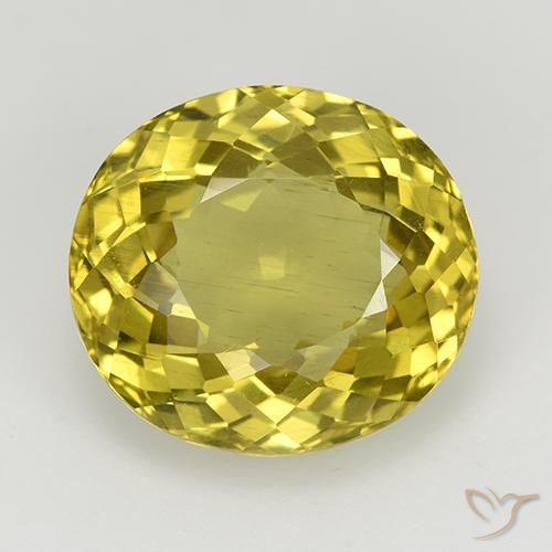 8.48ct Natürlicher Dunkel gelb Apatit, Oval, VS