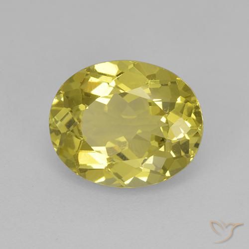 9,17 ctw natürlicher Blasses Gelb Apatit, Oval, VS