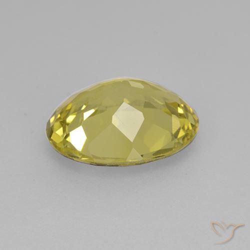 9,17 ctw natürlicher Blasses Gelb Apatit, Oval, VS