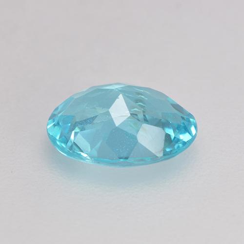 9,17 ctw natürlicher Swiss Blue Apatit, Oval Schliff, VS
