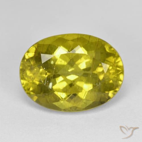 11.46ct Natürlicher Medium Golden Brown Apatit, Oval, VS