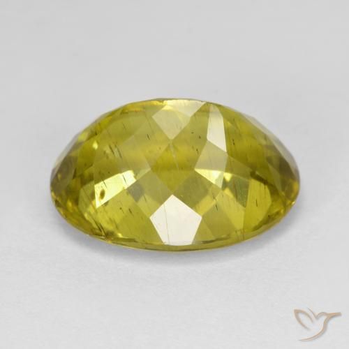 9,17 ctw natürlicher Medium Golden Brown Apatit, Oval, VS