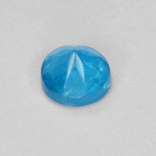 0,22 ctw natürlicher blauer Apatit, Rundschliff, VS
