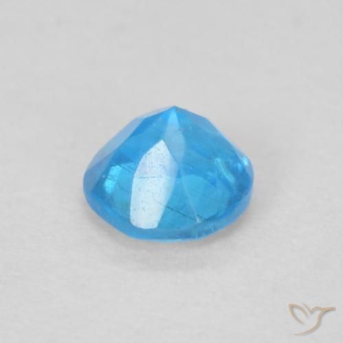 9,17 ctw natürlicher Tiefes Babyblau Apatit, Runden, VS