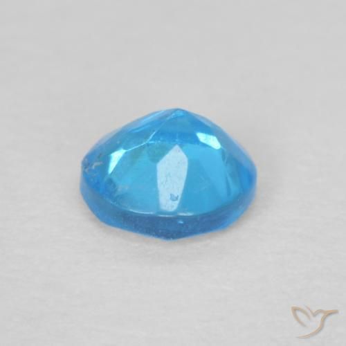 9,17 ctw natürlicher Tiefes Babyblau Apatit, Runden, VS