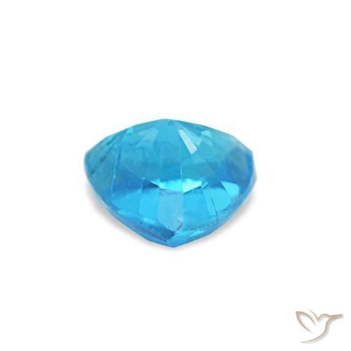 0,34 ctw natürlicher blauer Apatit, Trillion, SI