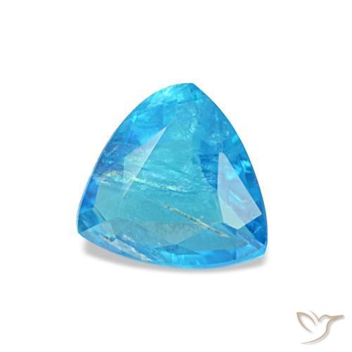 0,49 ctw natürlicher blauer Apatit, Trillion, SI