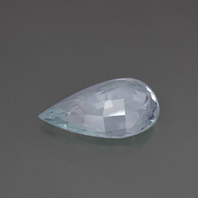 14,24 ctw natürlicher blauer Aquamarin, Birnenform, SI