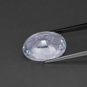 9,17 ctw natürlicher hellblau Aquamarin, Oval Schliff, SI