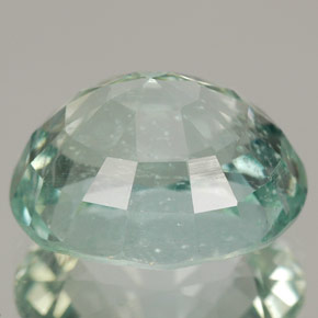 7,26 ctw natürlicher blauer Aquamarin, Oval Schliff, SI